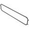 Safety barriers | to go with post item no. 478B | Fixed post & Frame element | Frame elementSteel tube � 33.7 mm, with welded-on connecting clipscenter distance: 2000 mm(post center to post center), for use up to 90�hot-dip galvanized and coated RAL 7016